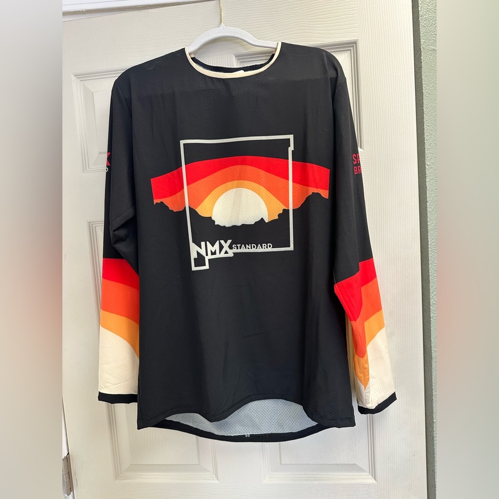 NMX Standard Black and Orange motocross jersey